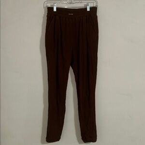 Bo + Tee brown cord joggers sweatpants medium